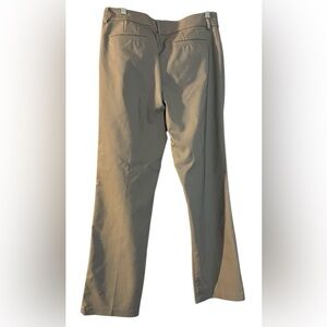 Lee Women's secretly shapes Mid-Rise straight leg tan career casual Pant. 14